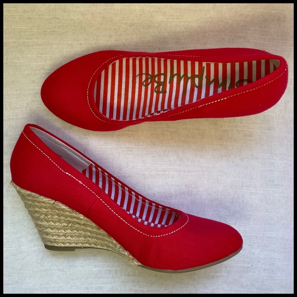 Simply Be Canvas Wedges - Picture 7 of 8